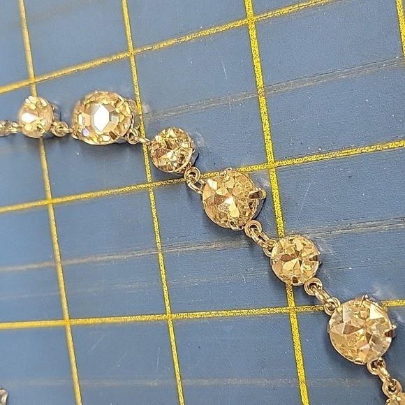 Diamond Faux Silver Tone 18" + 2" Extension Necklace - Picture 5 of 6